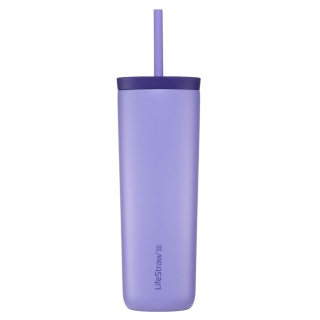 LifeStraw Go Steel Tumbler Insulated Stainless Steel with Water Filter, with Straw - purple - 500 ml